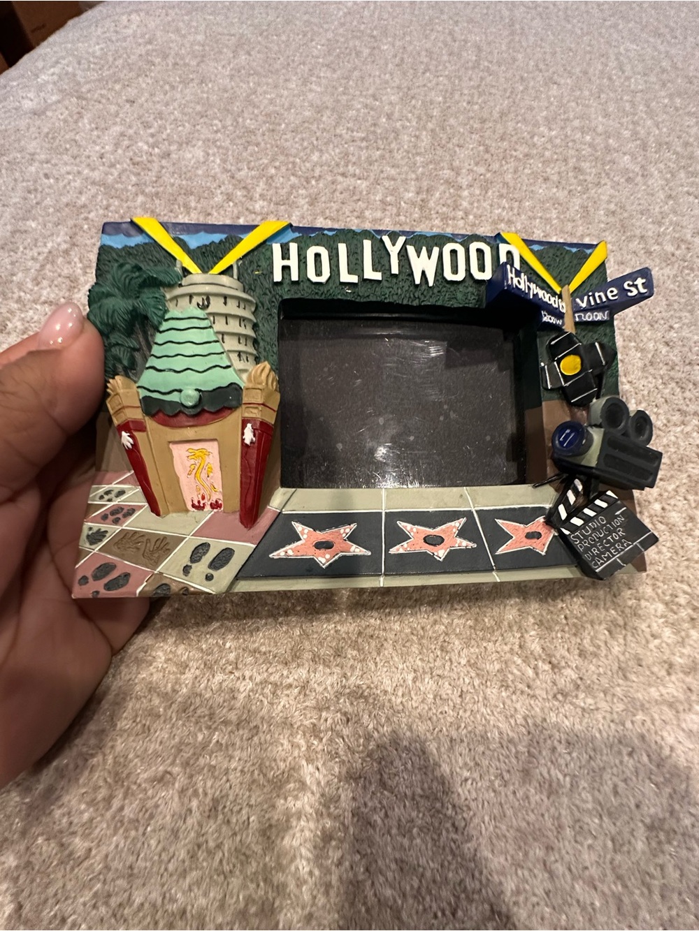 Hollywood Themed Decorative Photo Frame - Multicolor